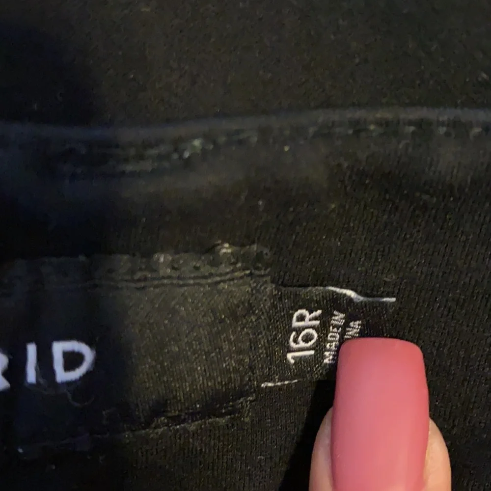 Torrid Ponte Ankle Black Pants Sz 16 - Picture 5 of 5
